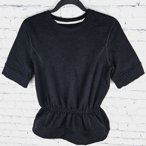LULULEMON | Peplum Pullover short sleeve top